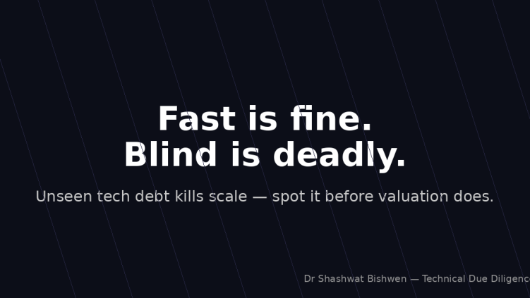 Speed Didn't Kill Their Startup: Architecture Debt Did